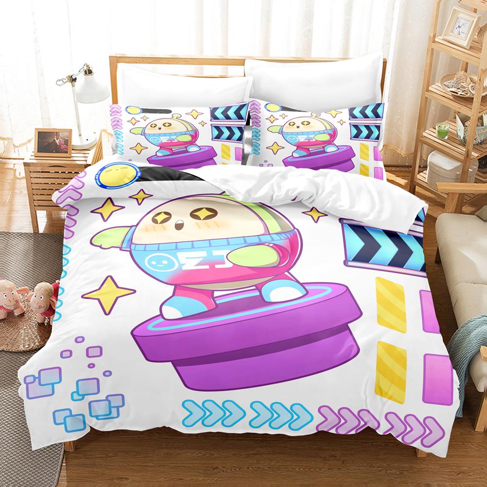 Druk 3D Gra The Egg Party Zestawy pościeli Zestaw poszwy na kołdrę z poszewką na poduszkę Twin Full Queen King Narzuta Pościel Tekstylia domowe