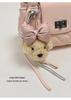 2026 Spring/Summer Women's Cute Bear Handbag - Diamond Lattice Chain, Shoulder & Crossbody Bag