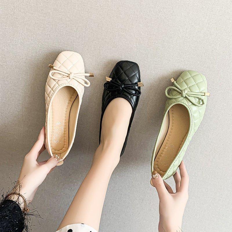 Summer and Spring New Women's Flat Bottom Shallow Mouth Leisure