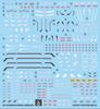 HG RG EG Robot MS Ensha Water Transfer Decals HG Gundam Aerial Fluorescent!! 1/144 Detail-Up (for 1/144 (Improved Type)) [Used]