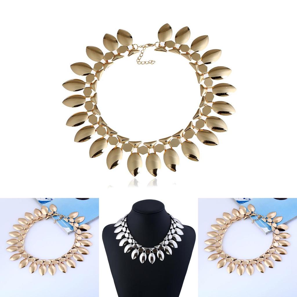 Unisex Leaf Pendant Necklace With Metal Texture And Elegant Design For Daily Use