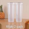 Whole Grain Airtight Hanging Noodle Storage Jar with Transparent Lid - Plastic Fresh-Keeping Box
