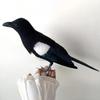 Yousheng Felt Bird Sculpture Handmade Wool Songbirds Figure Realistic Wildlife-Inspired Design Soft Layered Feathers Decorative Figurine