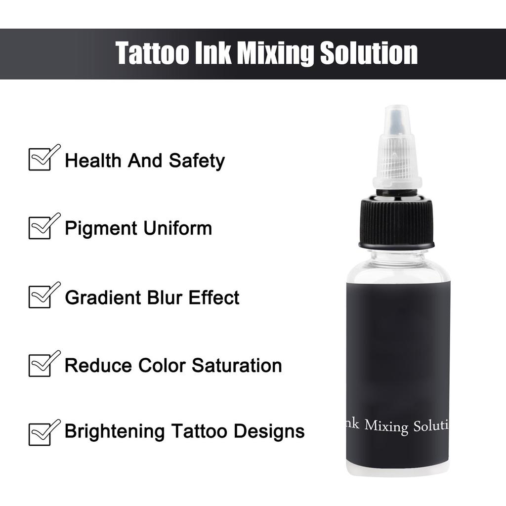 Tattoo Color Mixing Solution 30ml Tattoo Color Mixing Solution Professional Tattoo Pigment Diluent For Blending Tattoo Inks