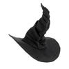 Adult black velvet witch hat