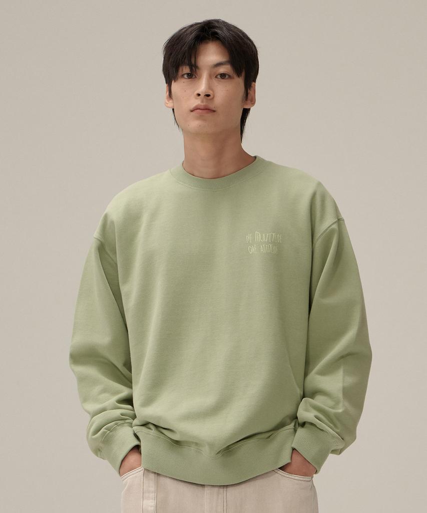 COVERNAT Sketch Sweatshirt Sage Green