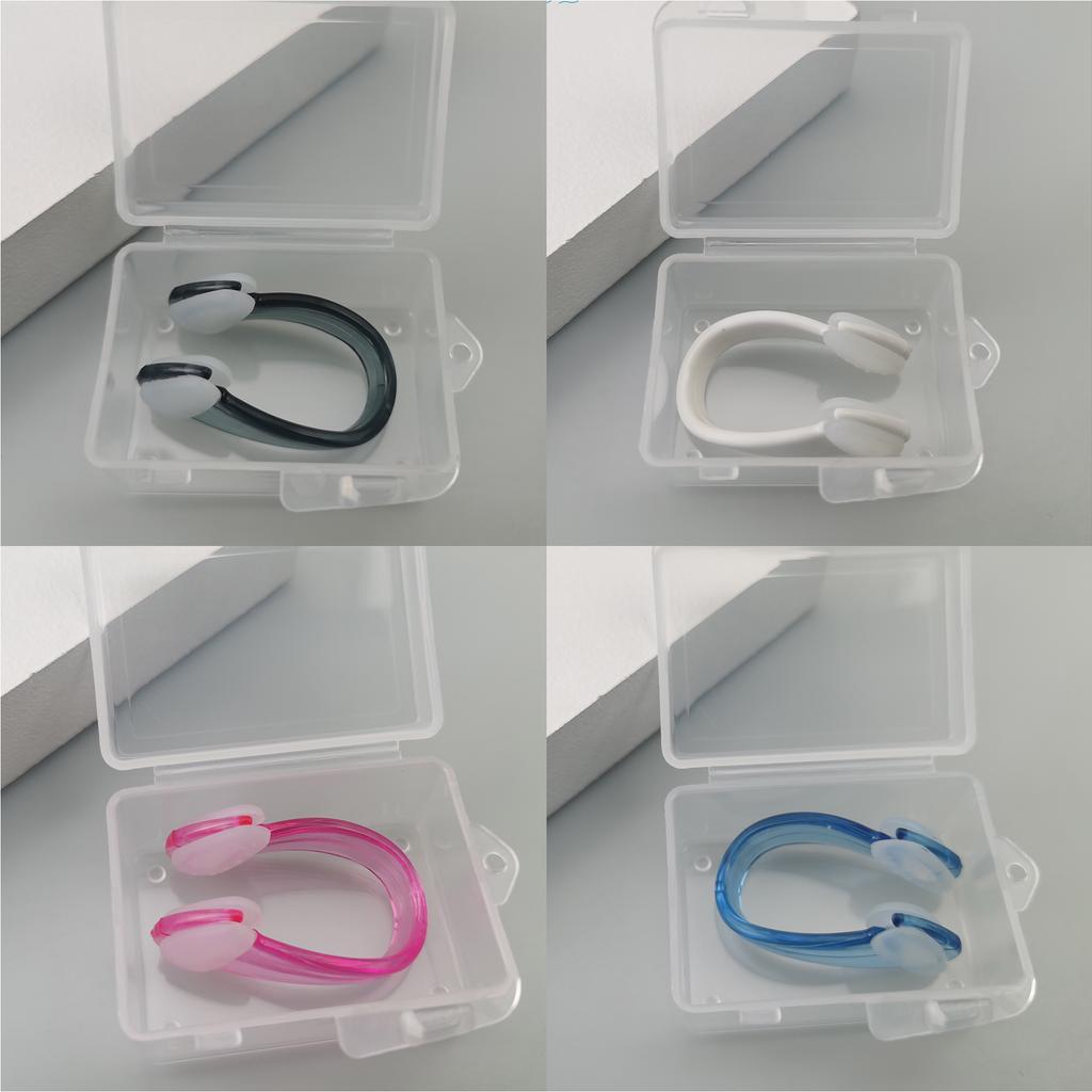 4pcs Soft Swimming Nose Clip Waterproof Nose Plug Protector Unisex Water Sports Accessories