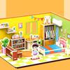 Handmade Handmade Puzzle DIY Room Paper Paper Puzzle Toys Cartoon 3D Puzzle  Kindergarten Gift