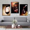 WCIC New Home Decoration Wine Glass Home Room Background Wall Painting Decoration Hanging Painting