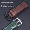 High-end Quick Release Genuine Leather Retro Men's Watch Strap - Crazy Horse Leather 18/20/22/24mm