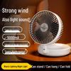 4800mAh Wall-Mounted Silent Folding Luminous Fan for Desktop, Office, or Student Use
