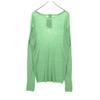 unused green label relaxing Long sleeve Round-neck wool knit sweater Men's Used