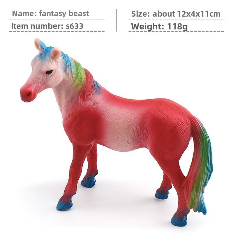 Unicorn Figurine Collectible Pvc Model For Kids Fantasy Animal Decor Play Toy
