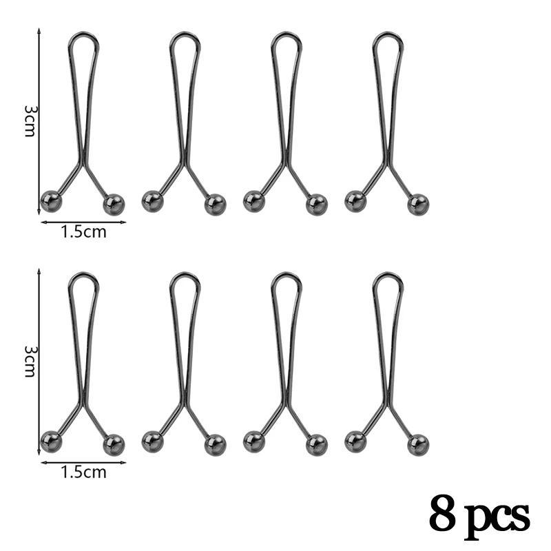 8/16 Pcs Adjustable Sleeve Clip for Pants Waist Tightening Sleeve Reduction Clip Suitable for Jeans Skirts Detachable Buckle Accessories