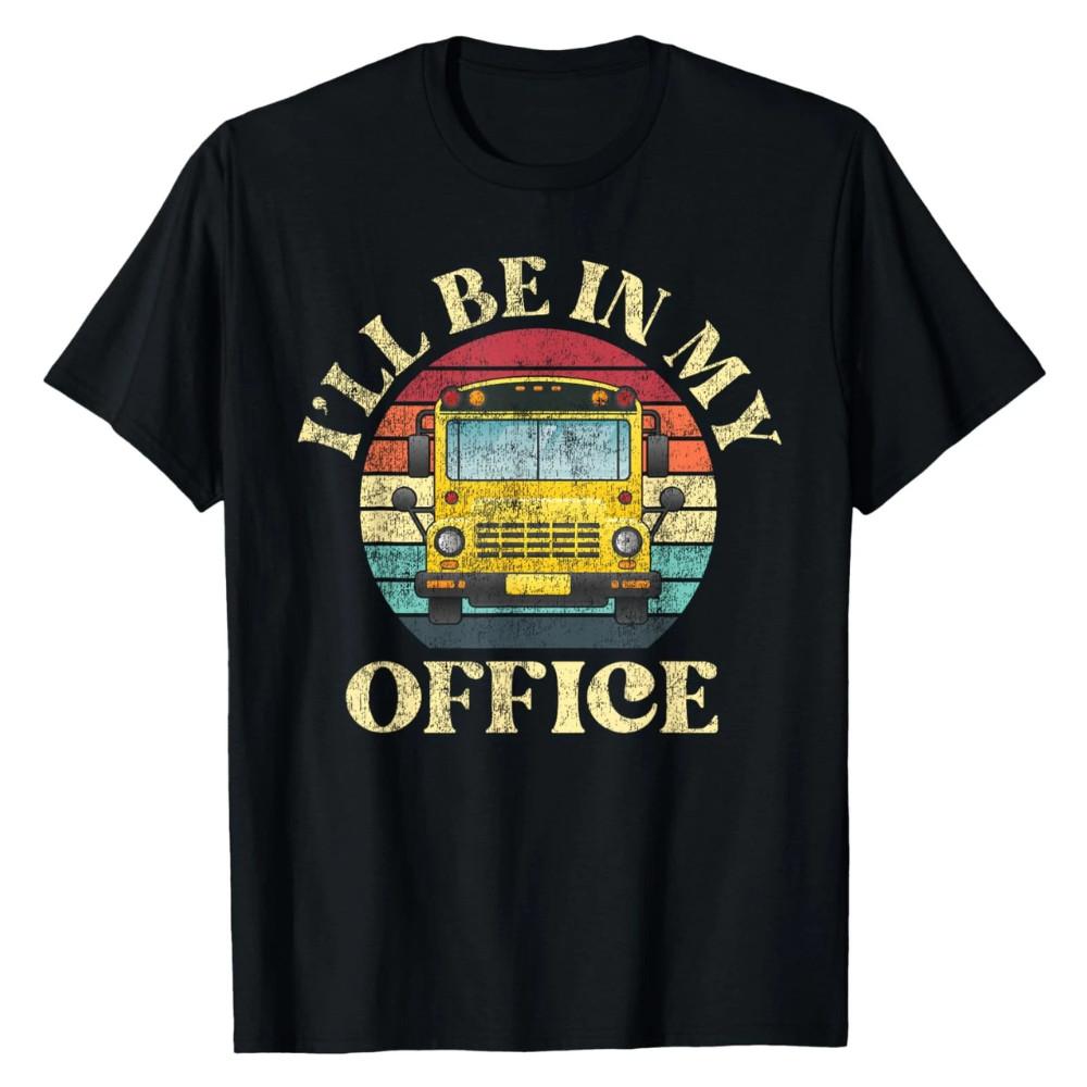 School Bus Driver Retro Vintage T-Shirt S