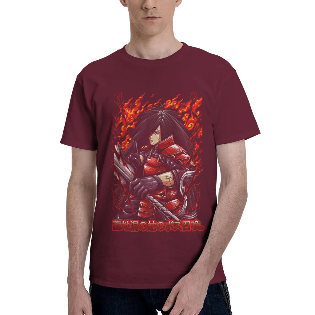Anime Naruto Unisexs Tshirt Clothes Amazing Tees Short Sleeve Fugees Pure Cotton