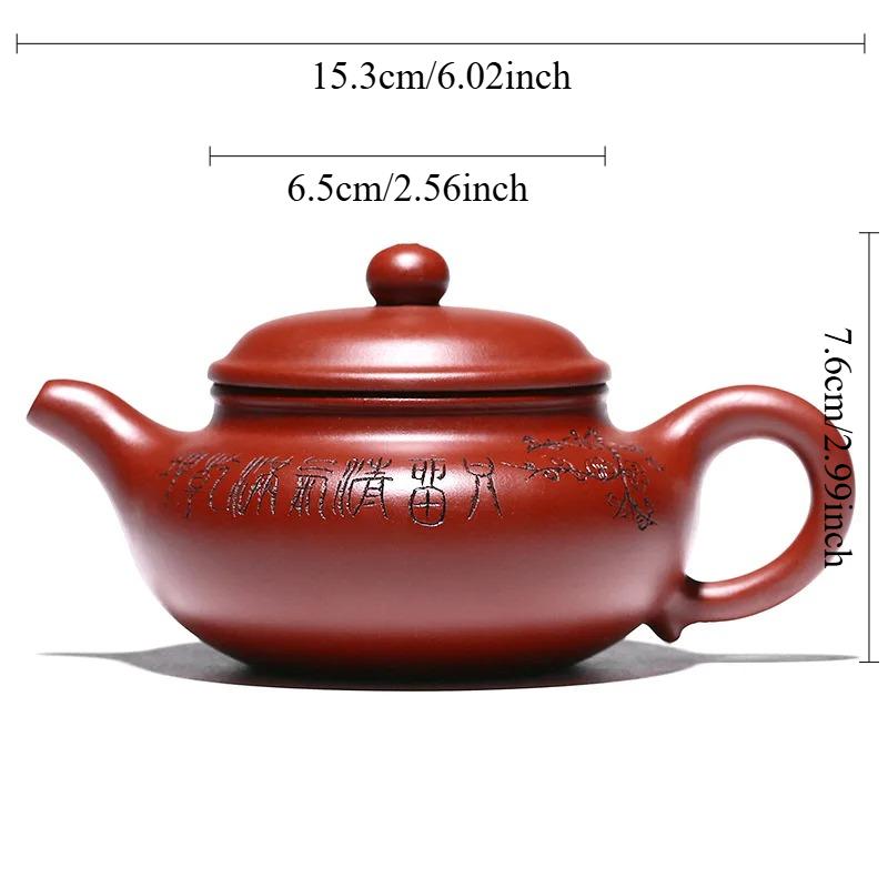 

250m Chinese Yixing Purple Clay Teapot Handmade Dahongpao Beauty Pot Customized Home Filter Tea Infuser Tea Ceremony Accessories