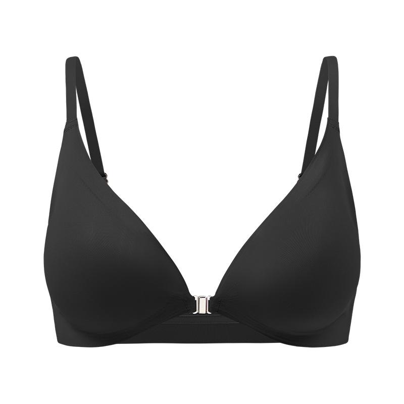 Seamless Front Buckle Bra for Small Busts - Sexy, Supportive, Large Size with Beautiful Back Design