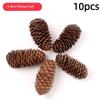 5/10/20 Stuks Natuurlijke Gedroogde Dennenappels Diverse Maten Echte Textuur Voor Kerstdecoratie Knutselen Krans Maken Woondecoratie