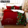 New Merry Christmas 3D Printed Bedding Set Duvet Covers Pillowcases Comforter Bedding Set Bedclothes Bed Linen 21