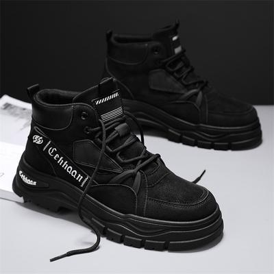 Fashion PARZIVAL Winter Ankle Boots Men's Boots Outdoor Motorcycle Boots Comfortable High-top Work Boots Male Casual Shoes Wholesale