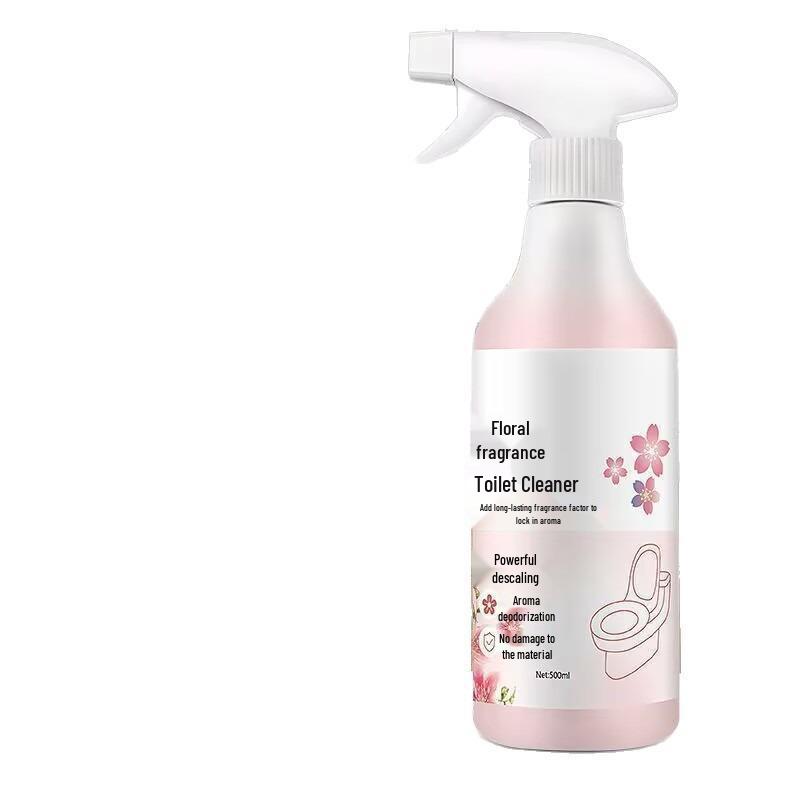 Floral Toilet Bowl Cleaner and Deodorizer, Stain and Urine Scale Remover, Fresh Scent Liquid 
