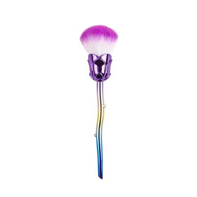 Rose Nail Dust Brush For Manicure Flower Nail Art Brush Nail Accessories Tools Popular Round Small Gel Polish Cleaning Brushes