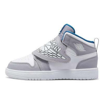 Air Sky Jordan 1 PS Particle Grey Royal Blue Kinder-Sneaker Weiß BQ7197-014