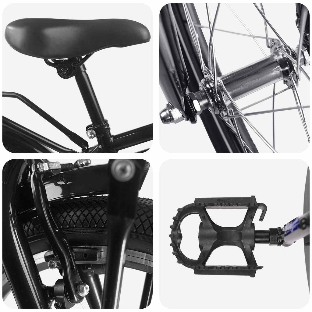 Kids  Bike 18 Inch for Ages 5 7 Black
