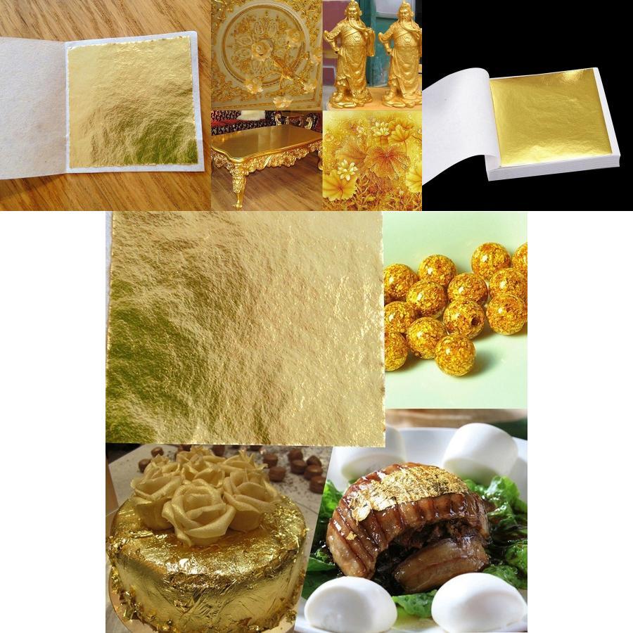 Exquisites Blattgold-Kunstdesign mit vergoldetem Rahmen für DIY-Dekorationsprojekte