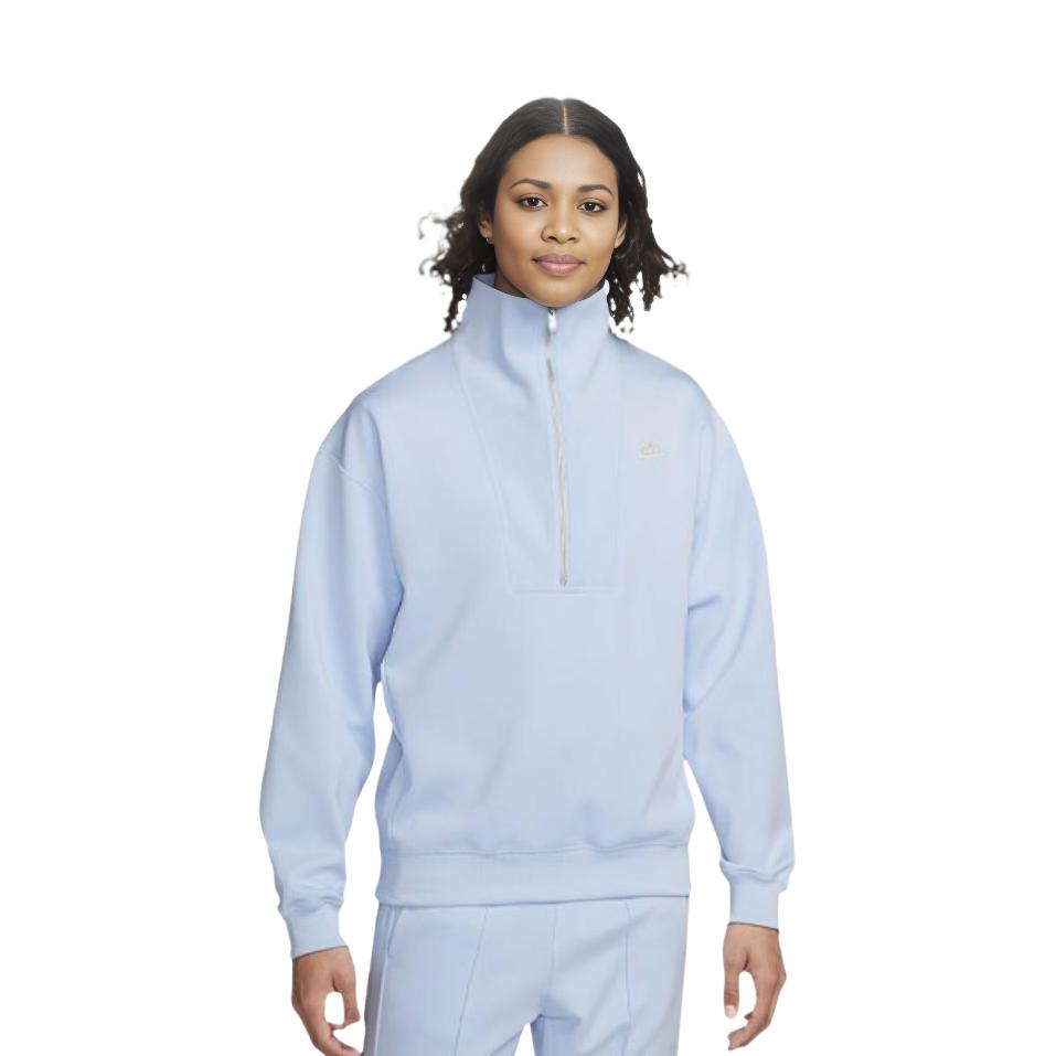 Nike Sweatshirts Herren Blau Stehkragen Moderat Regular DQ4238-425