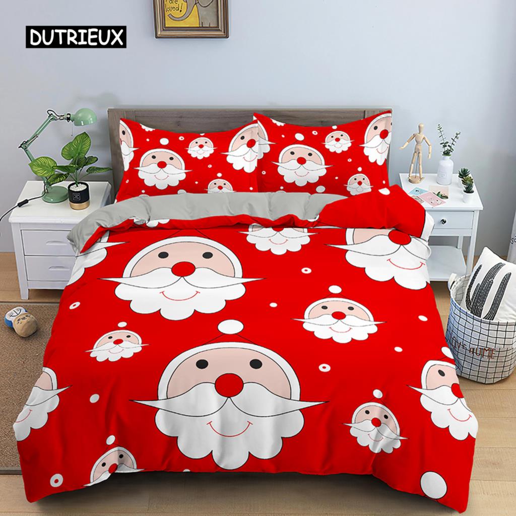 Duvet Cover Merry Christmas Bedding Set Christmas Decorations for Home Christmas Ornaments Xmas Navidad Gifts Happy New Year