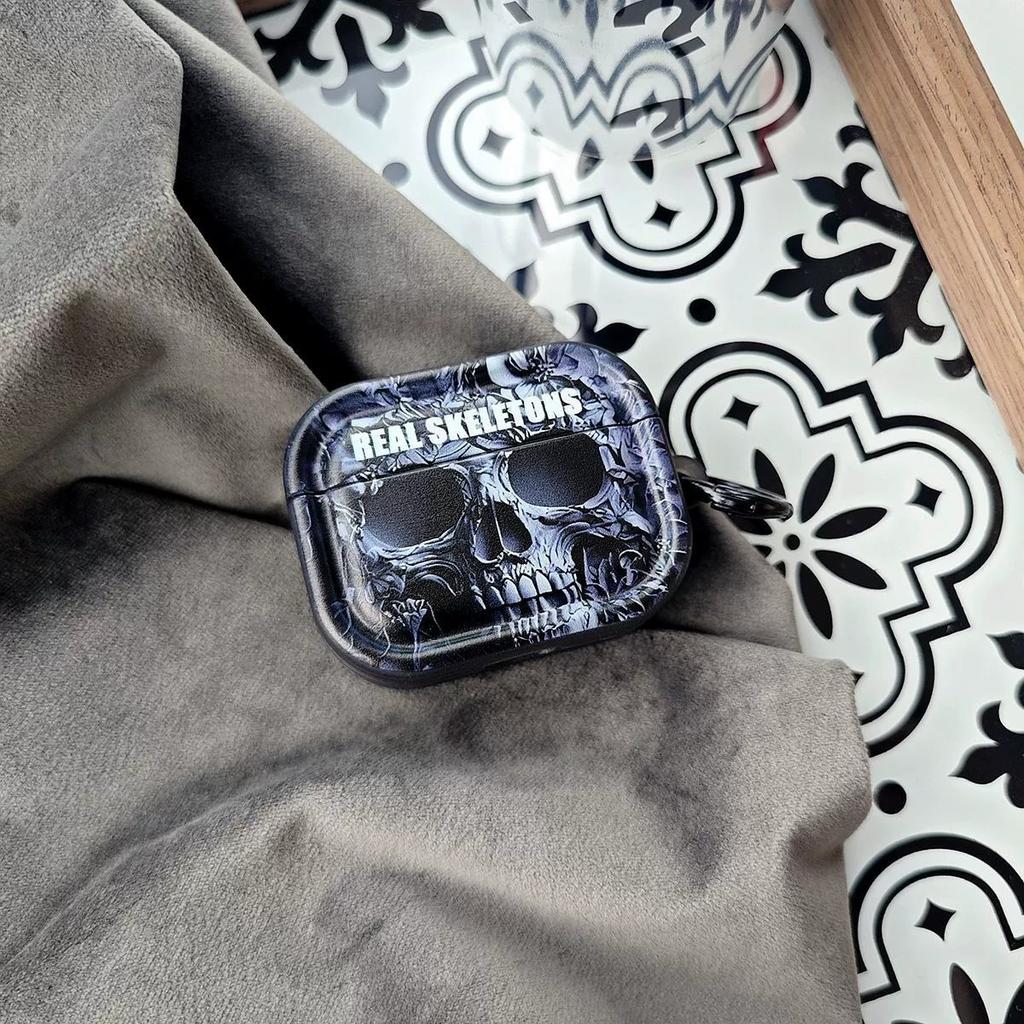 Dark Skull for AirPods 1 Protective Case Apple 1/1 Generation Bluetooth Headset Cover Pro/1 Generation Personalized Male