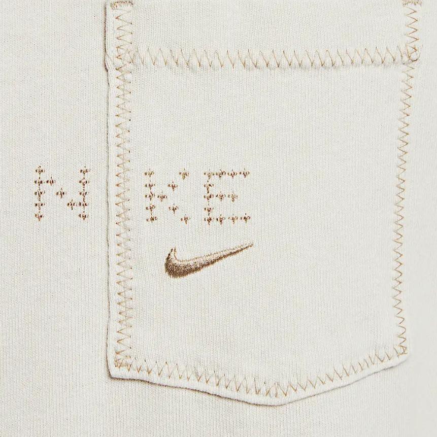 Nike Sportswear Casual Minimalist Loose Short Sleeve T-Shirt Men Tops Light-Bone HJ0777072