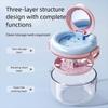 Portable Retainer Cleaner Case Rotating Drainable Oral Care Storage Box for Invisible Aligners Denture Braces Compact Ventilated