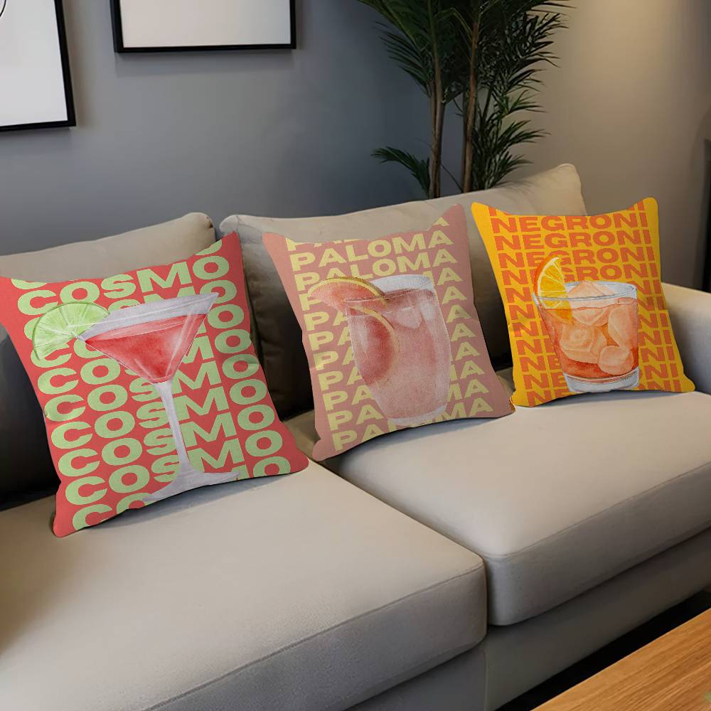 Cosmopolitan Pillow Gifts Home Office Furnishings Bedroom Sofa Car Cushion Cover Case 45x45cm