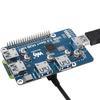 Raspberry Pi 4B/3B USB 3.0 Expansion Hub: 4-Port Driver-Free Splitter Board