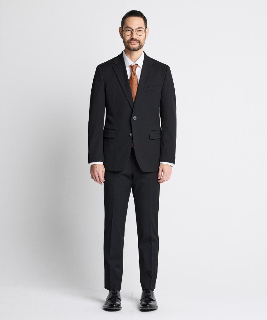 Stco [Four Seasons] Tech-Poly Four-Way Stretch Essential Suit Set_Black (Slim Fit)_Ssjvz01Set