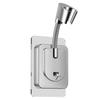 Drill-Free Shower Bracket with 360° Rotation, Anti-Fall Suction Pad, Adjustable Angle & Waterproof Design for 4-Inch Universal