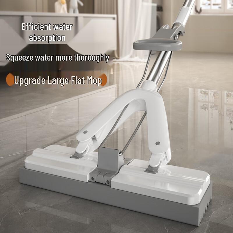 Hands-Free Sponge Mop with Bucket