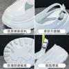 Platform dad shoes summer new leopard print small hollow breathable lightweight sports and leisure shoes