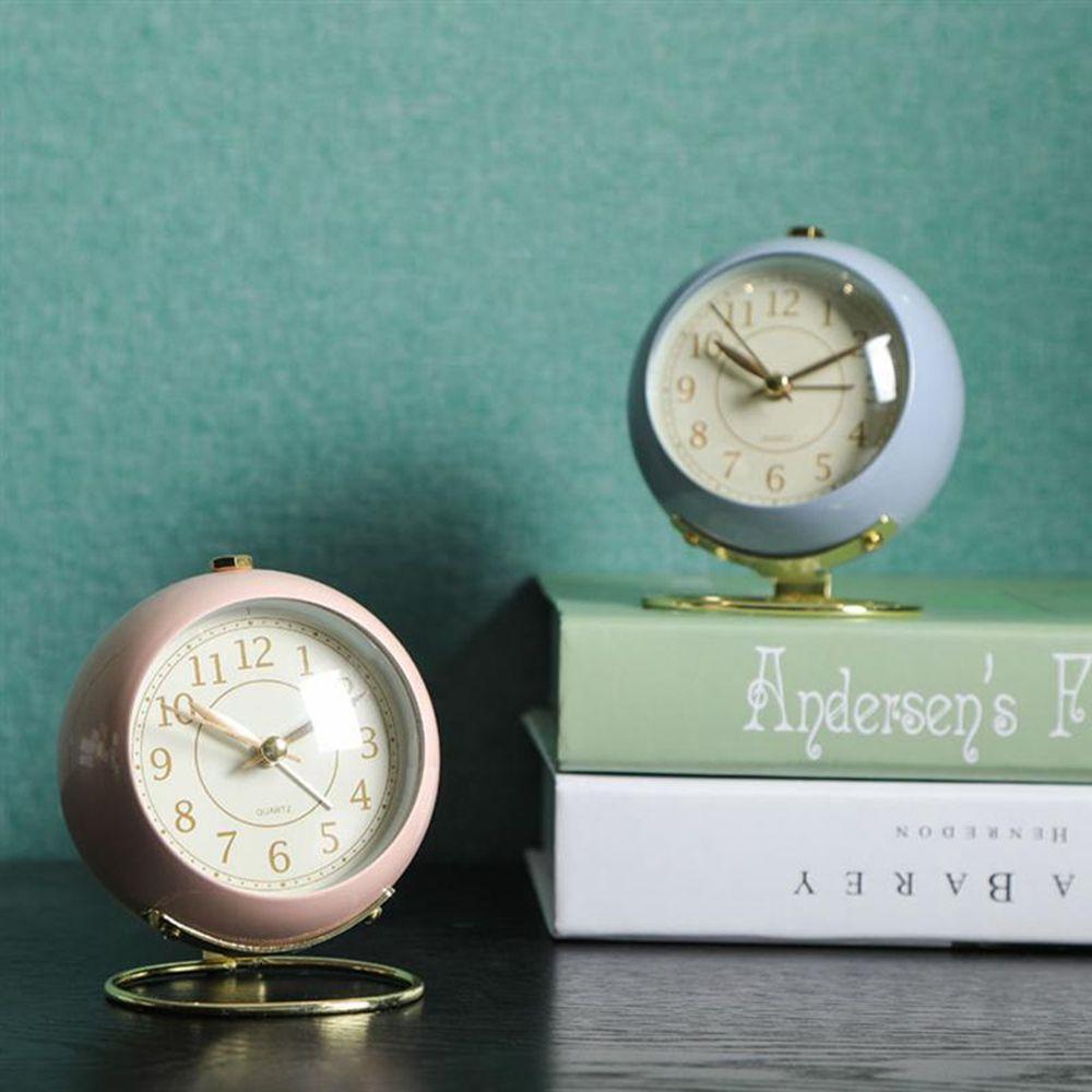 Quartz Bedroom Decoration Student  Bedside Table Clock Alarm Clock Home Decor Desktop Ornaments