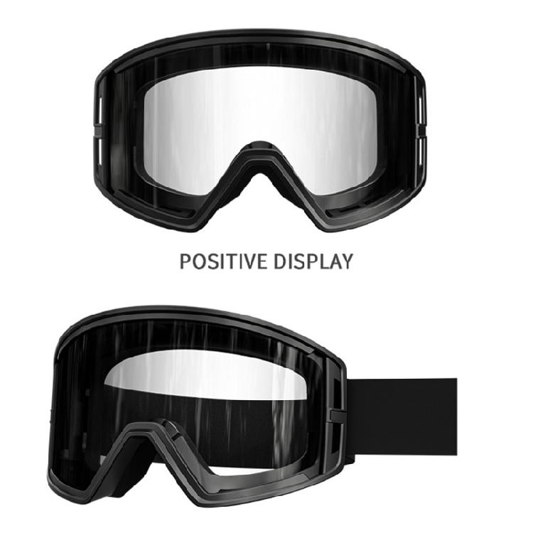 Enclosed Wind Glasses with Broad Lens and Head Band to Help Cover the Eye Area from Wind and Suspended Outdoor Dust