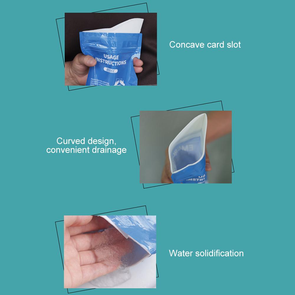 30-1PCS Outdoor Emergency Urinate Bags Disposable Urinal Bag Portable Leakproof Travel Mobile Toilet for Women Men Vomiting Bag