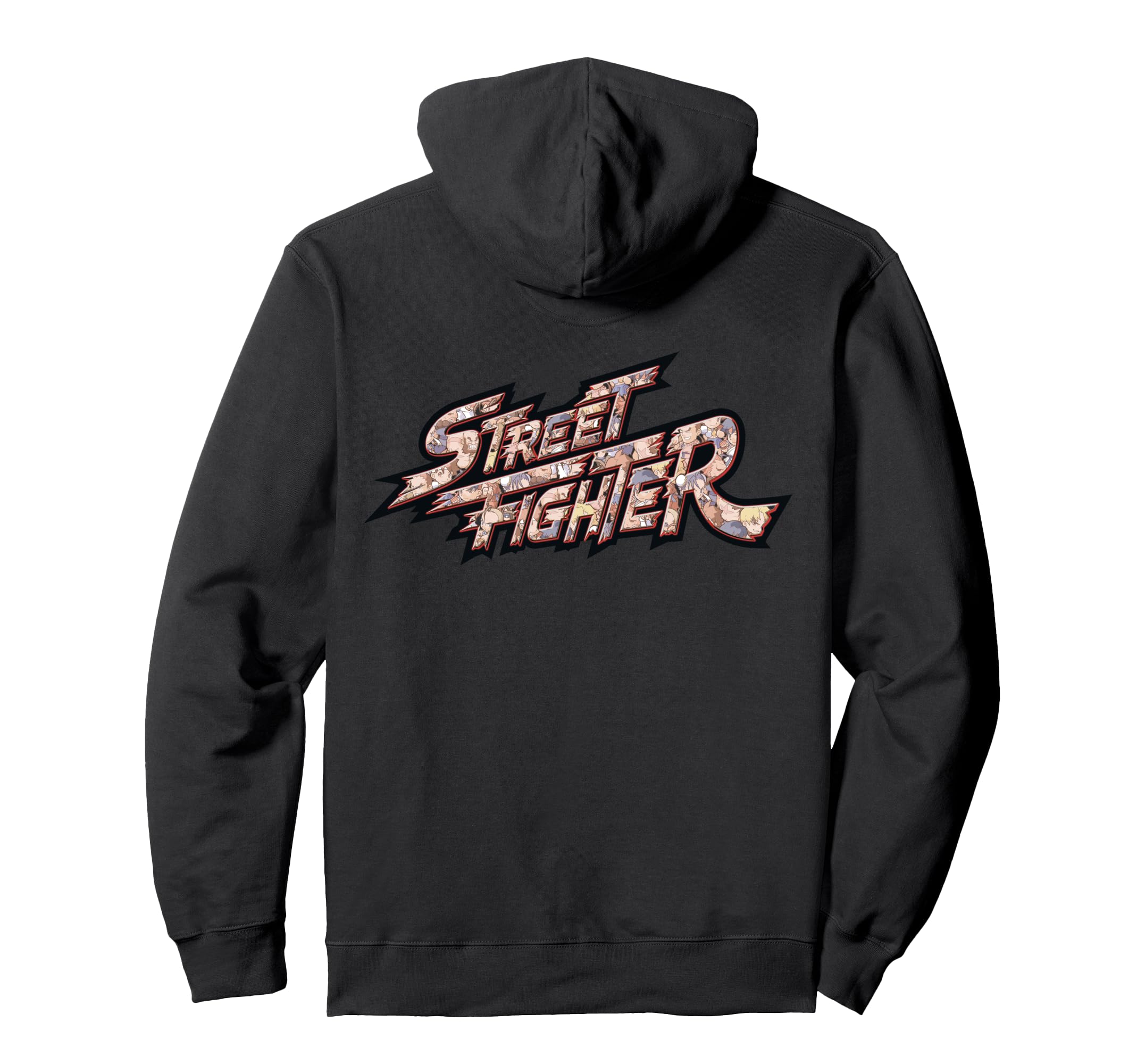 

Street Fighter Gaming Logo Chibi Retro Arcade Gamer s Hoodie