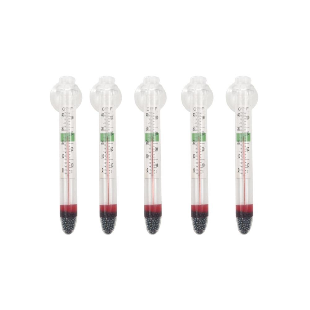 Digitales schwimmendes Aquarium-Vertikalthermometer mit Saugnapf, Aquarium-Glastemperaturmessgerät, Heimtierbedarf