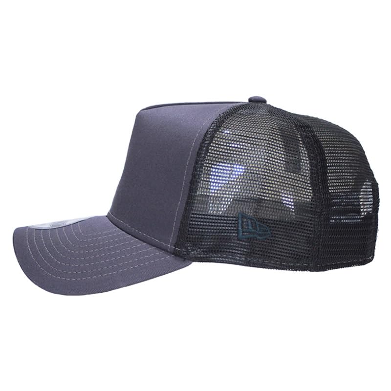 New Era Baseball Cap 9FORTY Side Logo Plain Mesh black Graphite NE205