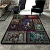 Prehistoric Dinosaurs Pattern Rug Floor Mat for Living Room or Bedroom Soft and Comfortable Carpet a Gift for Birthday and Holiday.