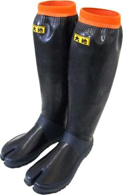 Atom Work Boots, Daichi, Toeless, Black, Size 3L