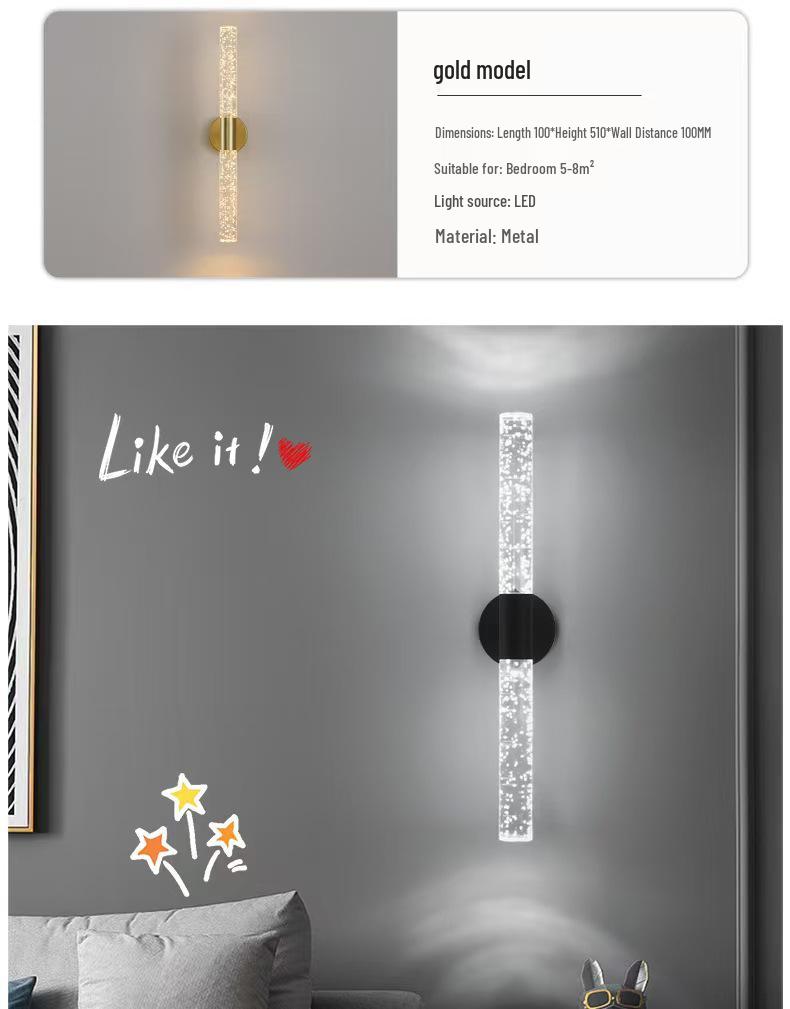 Modern Minimalist Nordic Wall Lamp - Bubble Design for Bedroom, Living Room, Staircase, or Aisle
